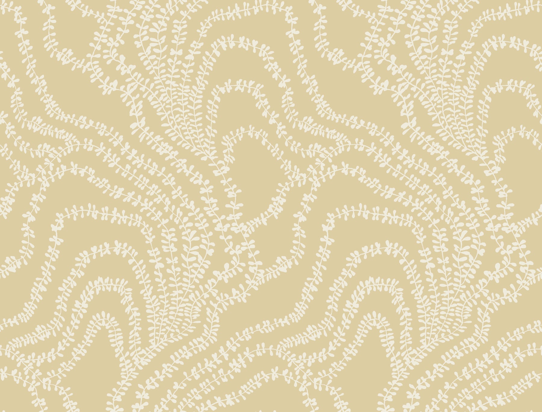 String of Pearls wallpaper in butter color - pattern number VR1515 - by Ronald Redding in the Caviar collection
