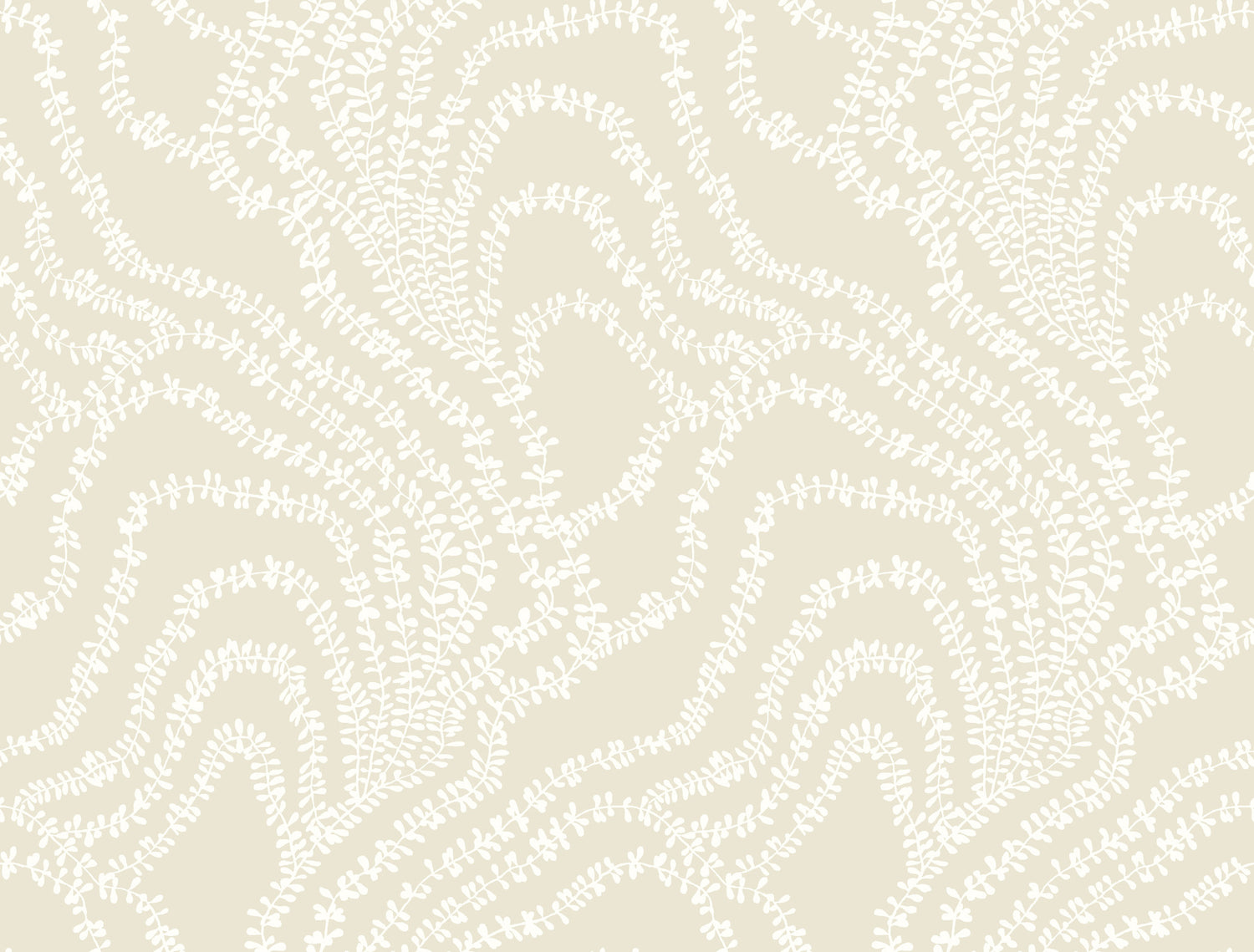String of Pearls wallpaper in beige color - pattern number VR1518 - by Ronald Redding in the Caviar collection