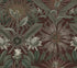 Enchanted Garden wallpaper in maroon color - pattern number VR1528 - by Ronald Redding in the Caviar collection