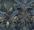 Enchanted Garden wallpaper in navy color - pattern number VR1532 - by Ronald Redding in the Caviar collection