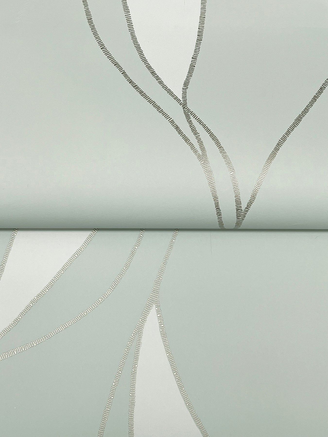 Society Hill wallpaper in mint color - pattern number VR1547 - by Ronald Redding in the Caviar collection