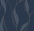 Society Hill wallpaper in navy color - pattern number VR1548 - by Ronald Redding in the Caviar collection