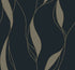 Society Hill wallpaper in black color - pattern number VR1549 - by Ronald Redding in the Caviar collection