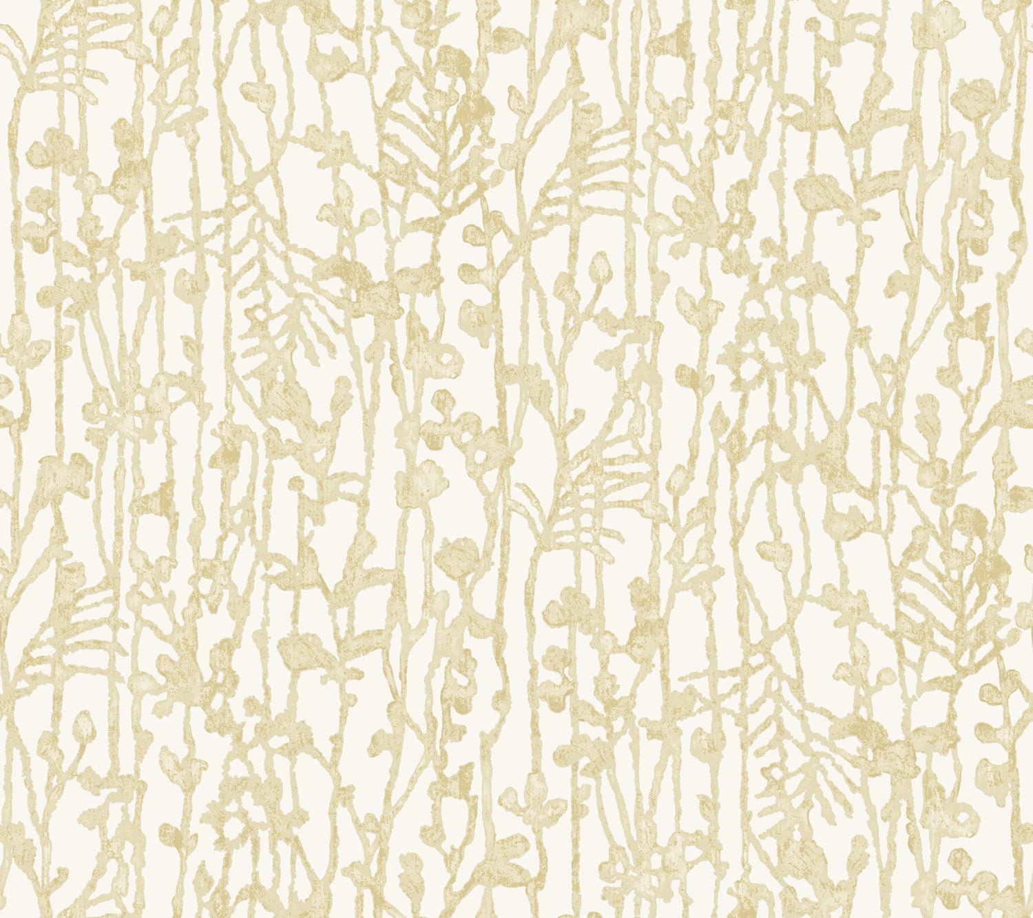 Filigree wallpaper in gold color - pattern number VR1560 - by Ronald Redding in the Caviar collection