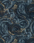 Hatoum Wallpaper in Ink/Gilver color - pattern number W0222/02.CAC.0 - by Clarke and Clarke in the Metropolitan collection