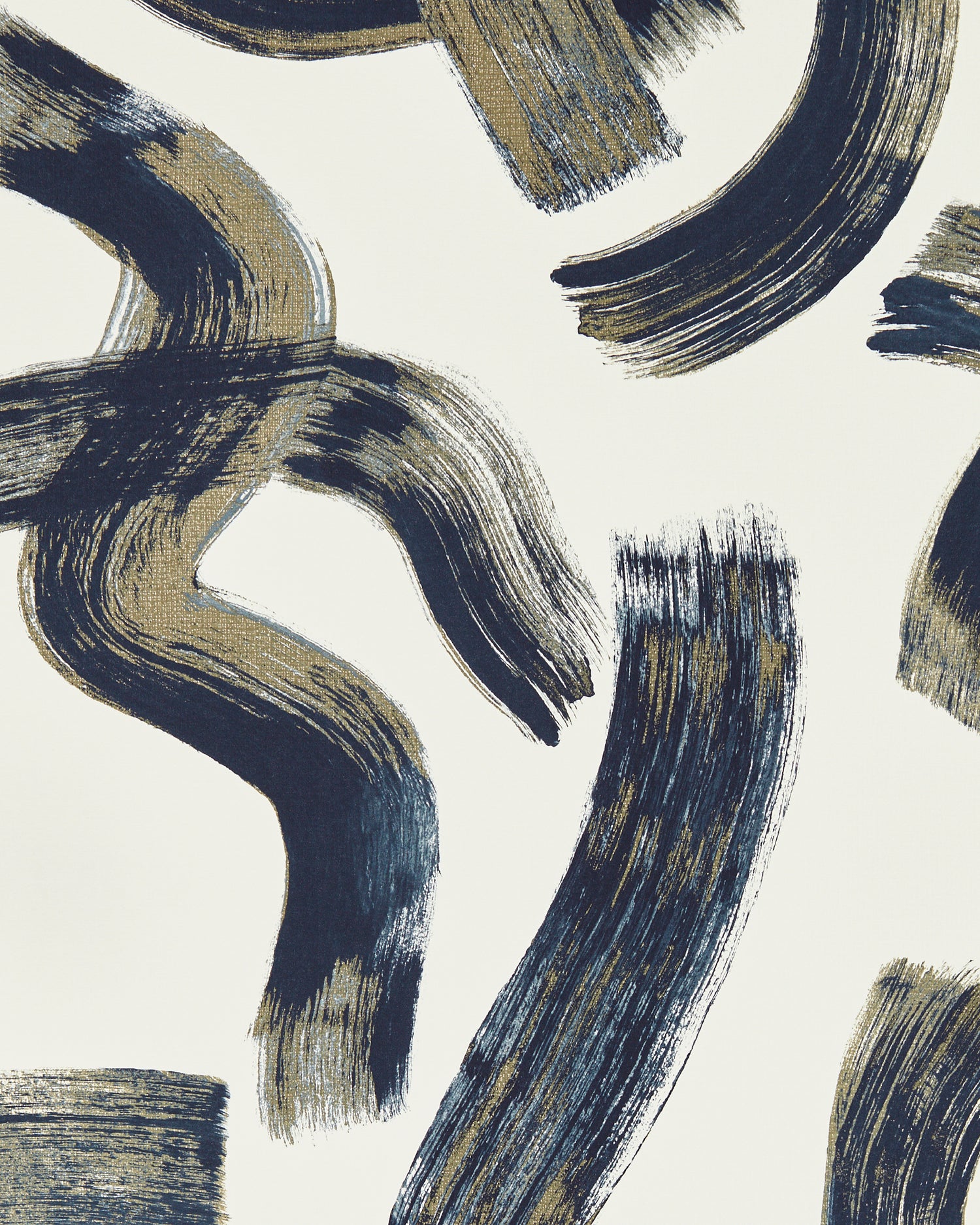 Malevich Wallpaper in Ink color - pattern number W0227/02.CAC.0 - by Clarke and Clarke in the Metropolitan collection