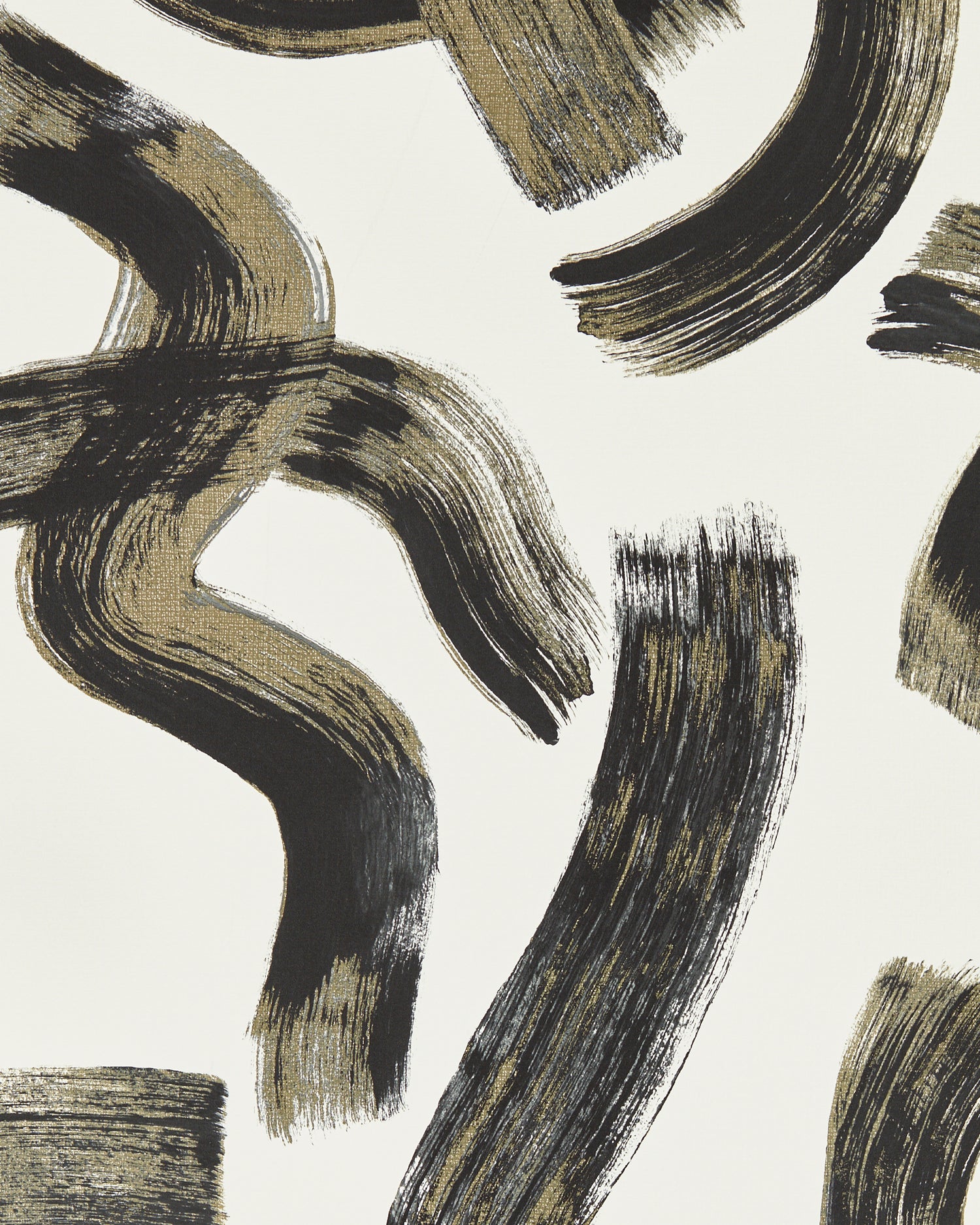 Malevich Wallpaper in Noir color - pattern number W0227/04.CAC.0 - by Clarke and Clarke in the Metropolitan collection