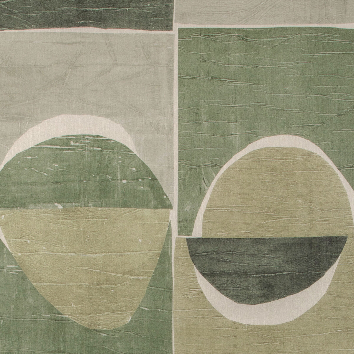 Niko Mod Wallpaper in leaf color - pattern number W3571.31.0 - by Kravet in the Art District Wallcovering collection