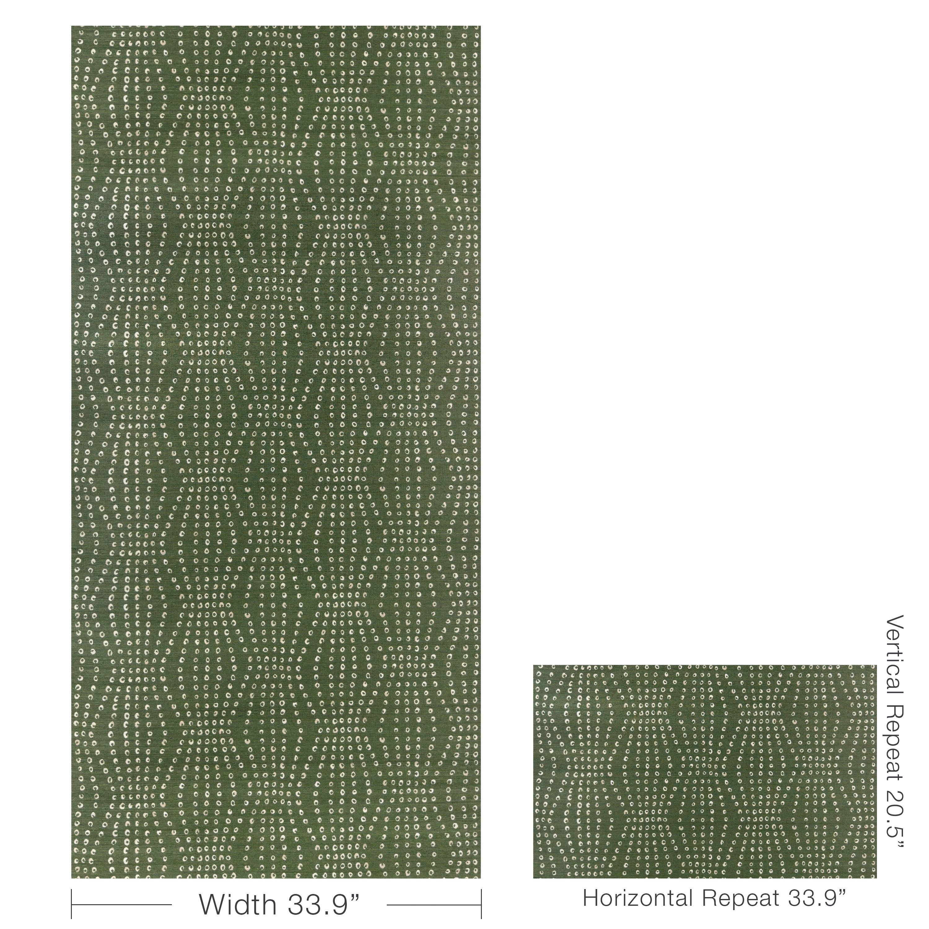Puka Wallpaper in bottle color - pattern number W3572.323.0 - by Kravet in the Linherr Hollingsworth Artistry collection