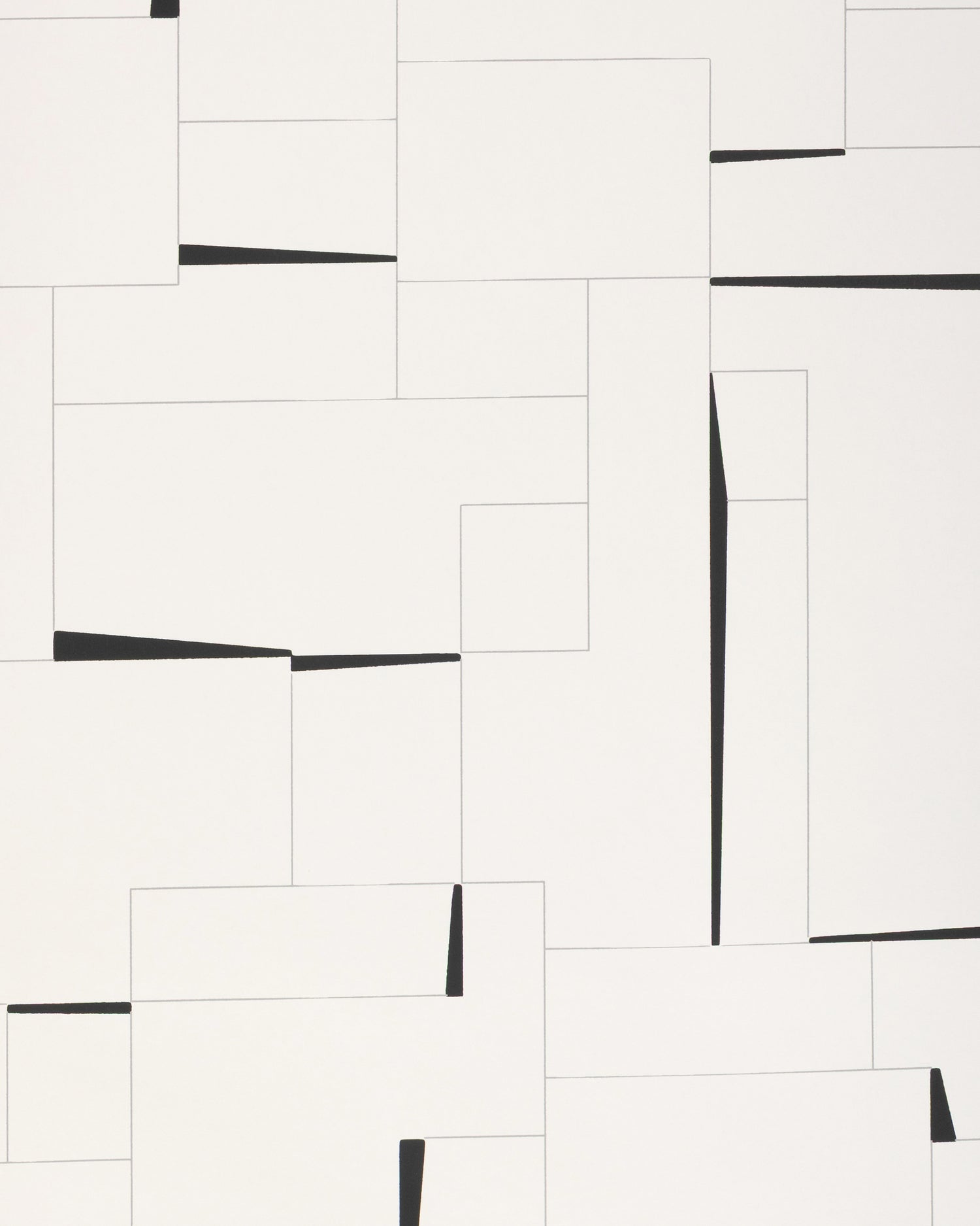 Counterculture Wallpaper in ivory/noir color - pattern number W4397.121.0 - by Kravet in the Linherr Hollingsworth Artistry collection