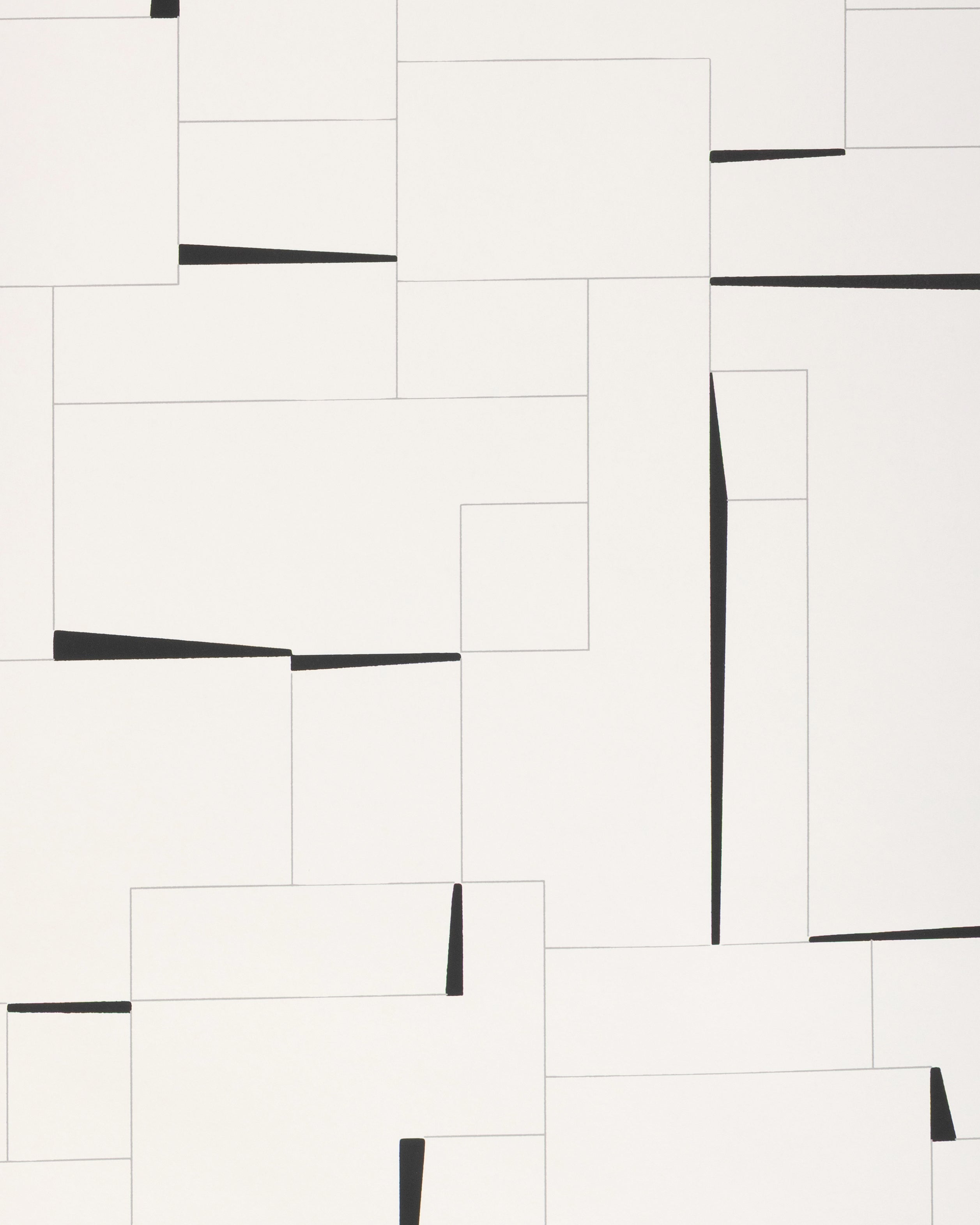Counterculture Wallpaper in ivory/noir color - pattern number W4397.121.0 - by Kravet in the Linherr Hollingsworth Artistry collection