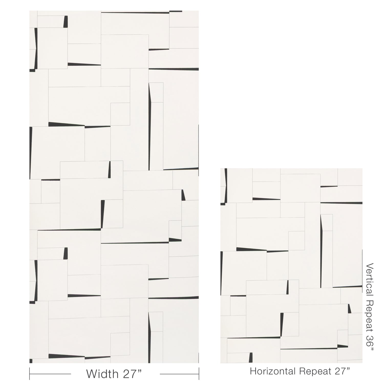 Counterculture Wallpaper in ivory/noir color - pattern number W4397.121.0 - by Kravet in the Linherr Hollingsworth Artistry collection
