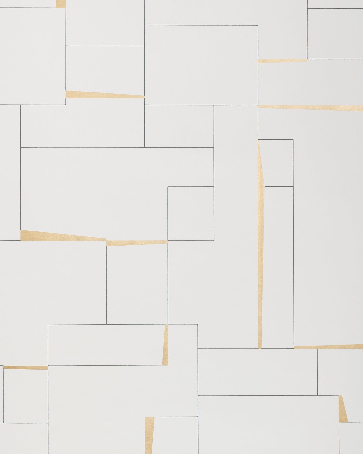 Counterculture Wallpaper in ivory/gold color - pattern number W4397.416.0 - by Kravet in the Linherr Hollingsworth Artistry collection