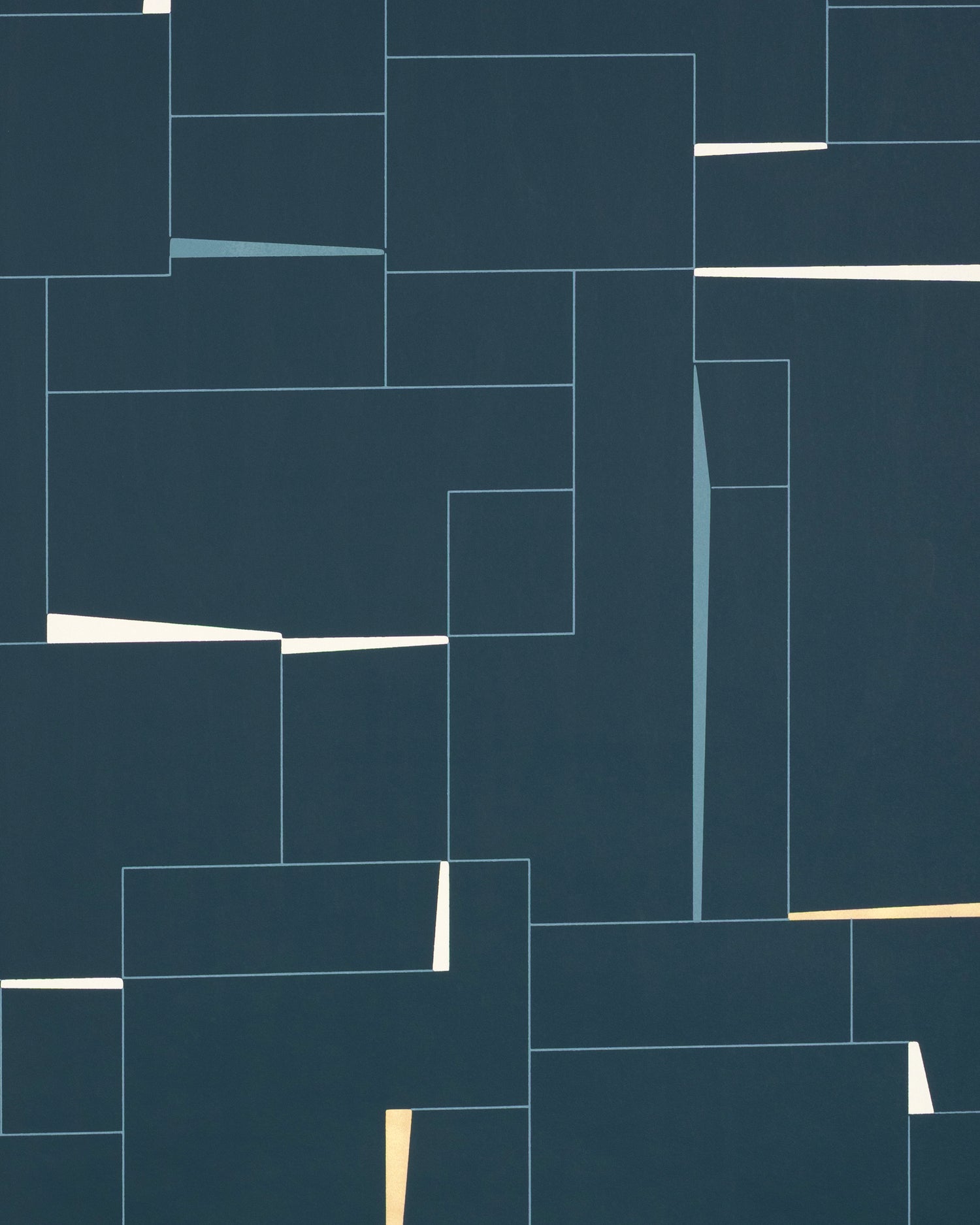 Counterculture Wallpaper in indigo color - pattern number W4397.50.0 - by Kravet in the Linherr Hollingsworth Artistry collection