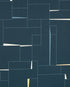 Counterculture Wallpaper in indigo color - pattern number W4397.50.0 - by Kravet in the Linherr Hollingsworth Artistry collection
