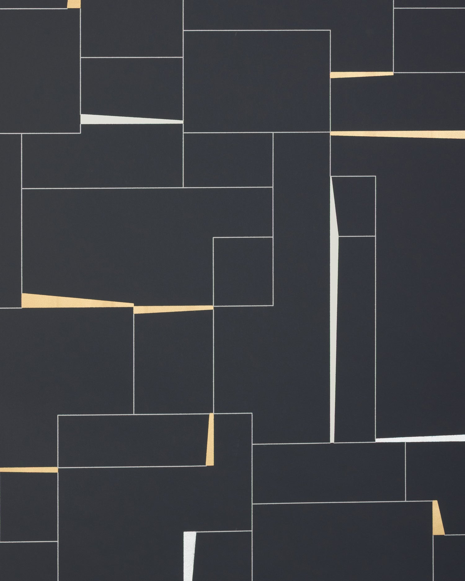 Counterculture Wallpaper in ebony color - pattern number W4397.816.0 - by Kravet in the Linherr Hollingsworth Artistry collection