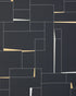 Counterculture Wallpaper in ebony color - pattern number W4397.816.0 - by Kravet in the Linherr Hollingsworth Artistry collection