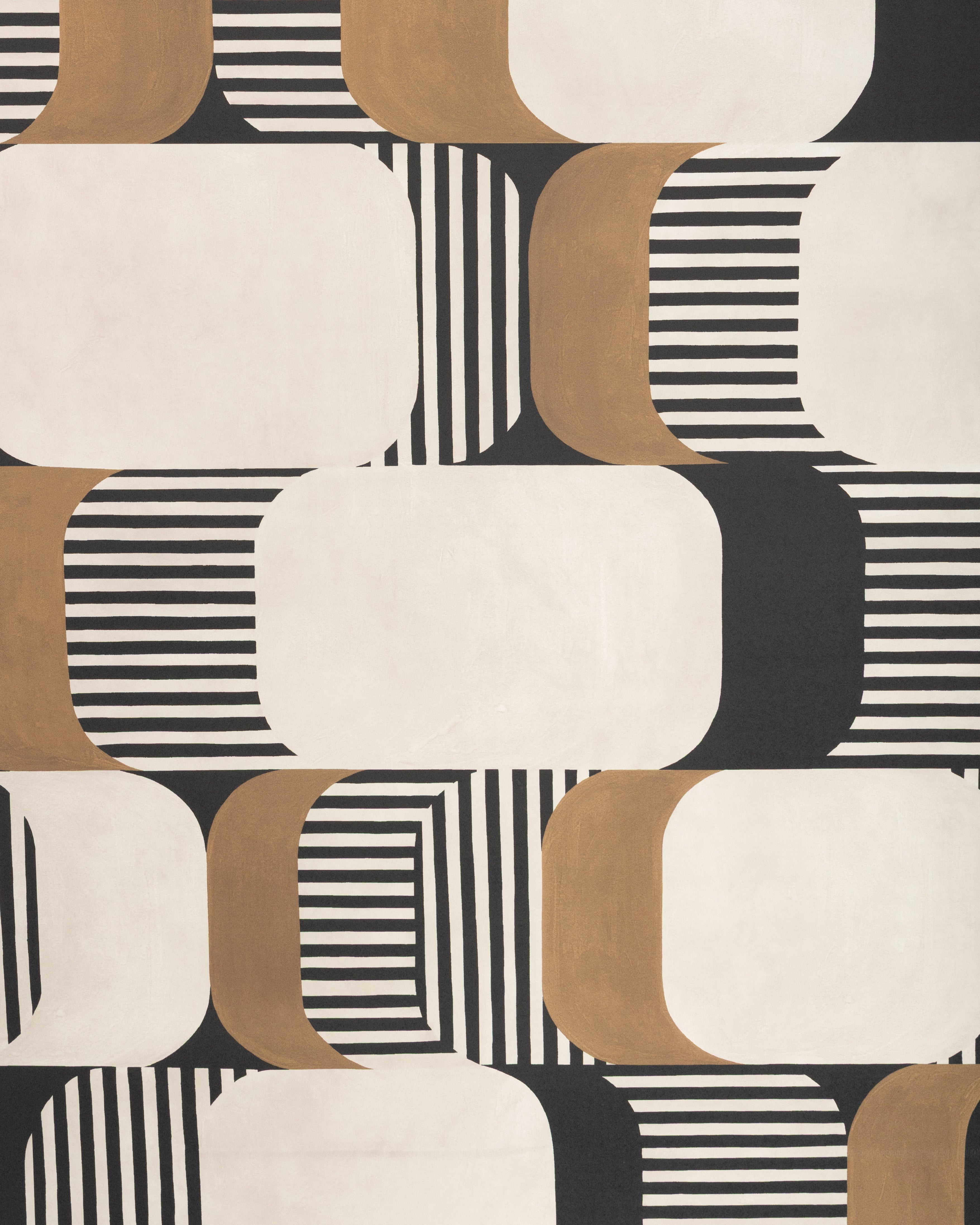 Good Vibes Wallpaper in noir color - pattern number W4398.86.0 - by Kravet in the Linherr Hollingsworth Artistry collection