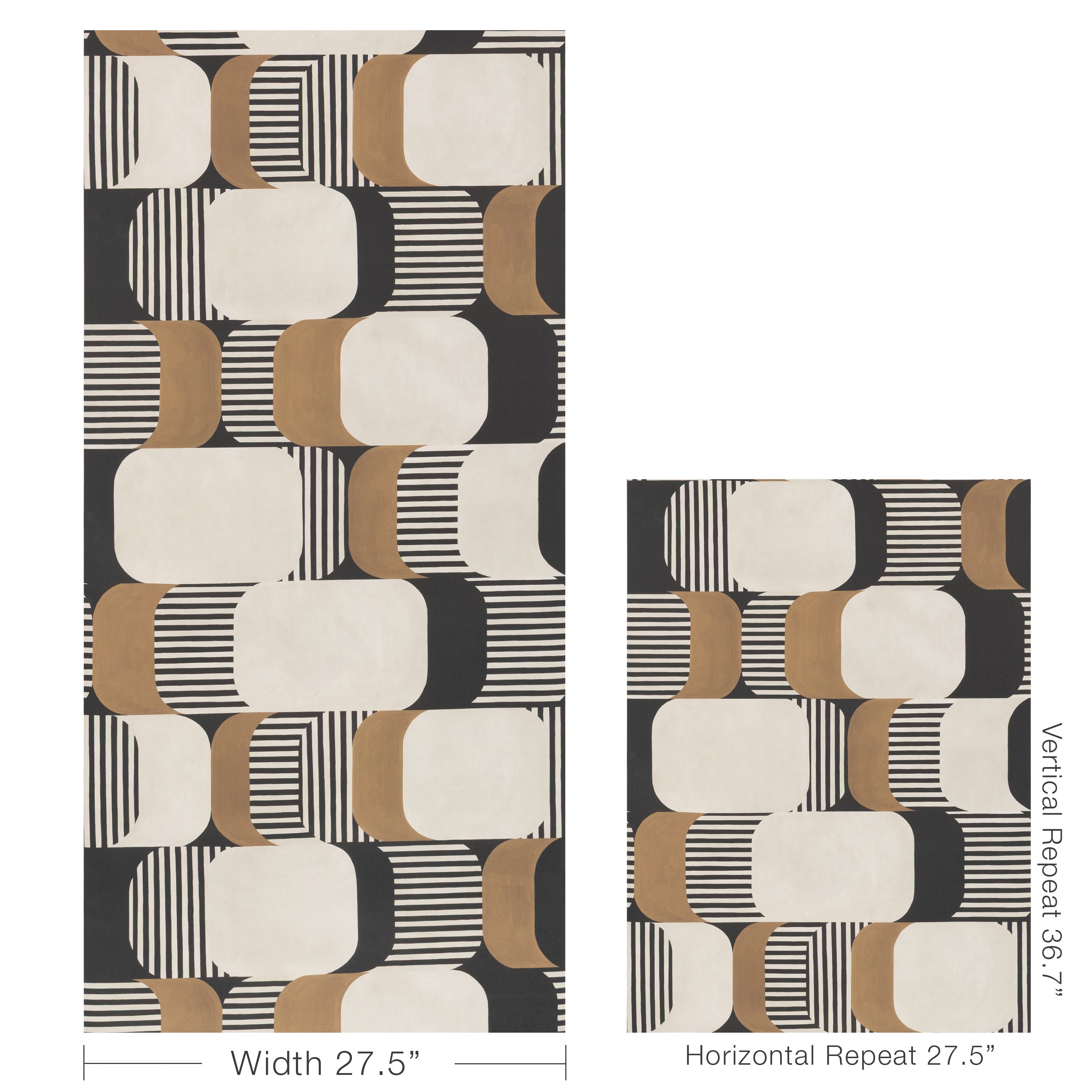 Good Vibes Wallpaper in noir color - pattern number W4398.86.0 - by Kravet in the Linherr Hollingsworth Artistry collection