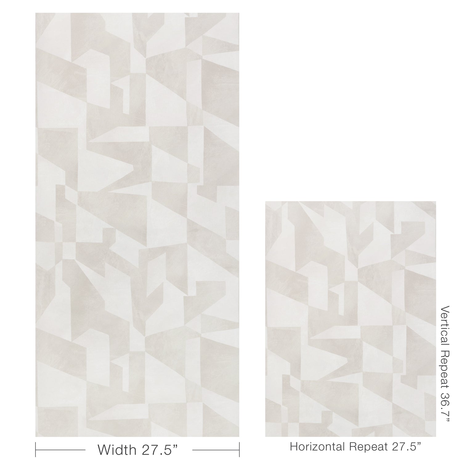 Shape Shifter Wallpaper in whisper color - pattern number W4399.106.0 - by Kravet in the Linherr Hollingsworth Artistry collection