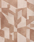 Shape Shifter Wallpaper in terra color - pattern number W4399.1216.0 - by Kravet in the Linherr Hollingsworth Artistry collection