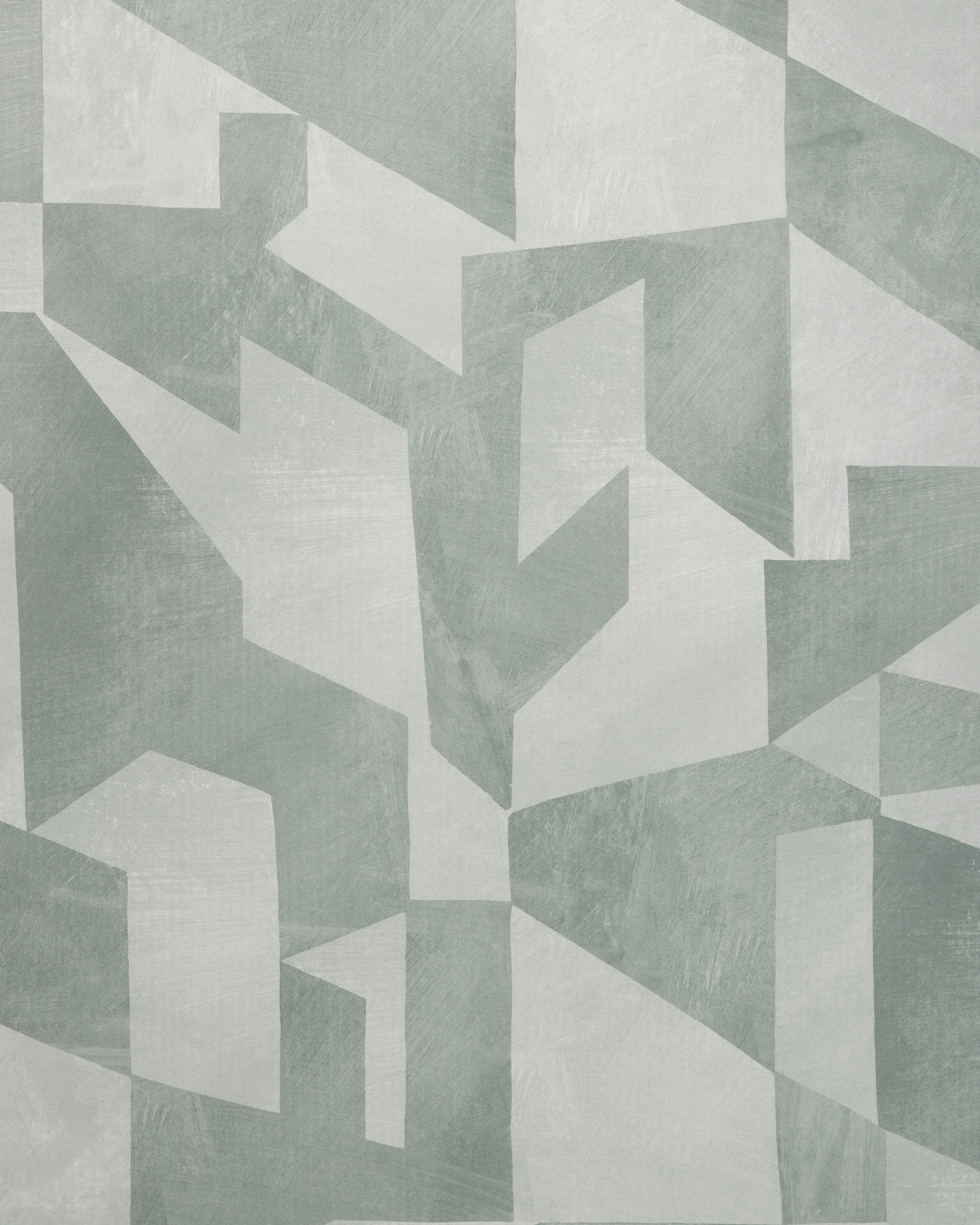 Shape Shifter Wallpaper in jade color - pattern number W4399.30.0 - by Kravet in the Linherr Hollingsworth Artistry collection