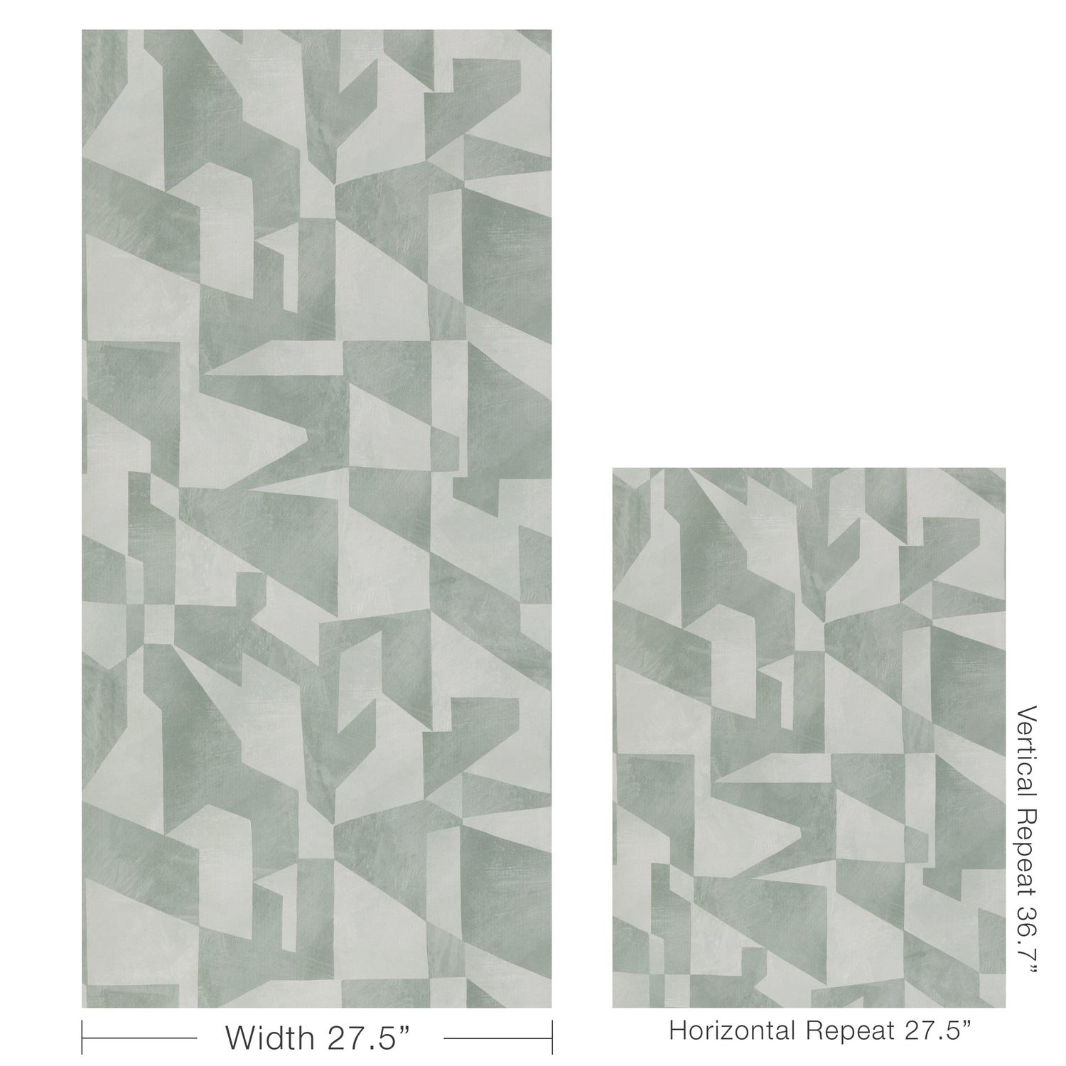 Shape Shifter Wallpaper in jade color - pattern number W4399.30.0 - by Kravet in the Linherr Hollingsworth Artistry collection