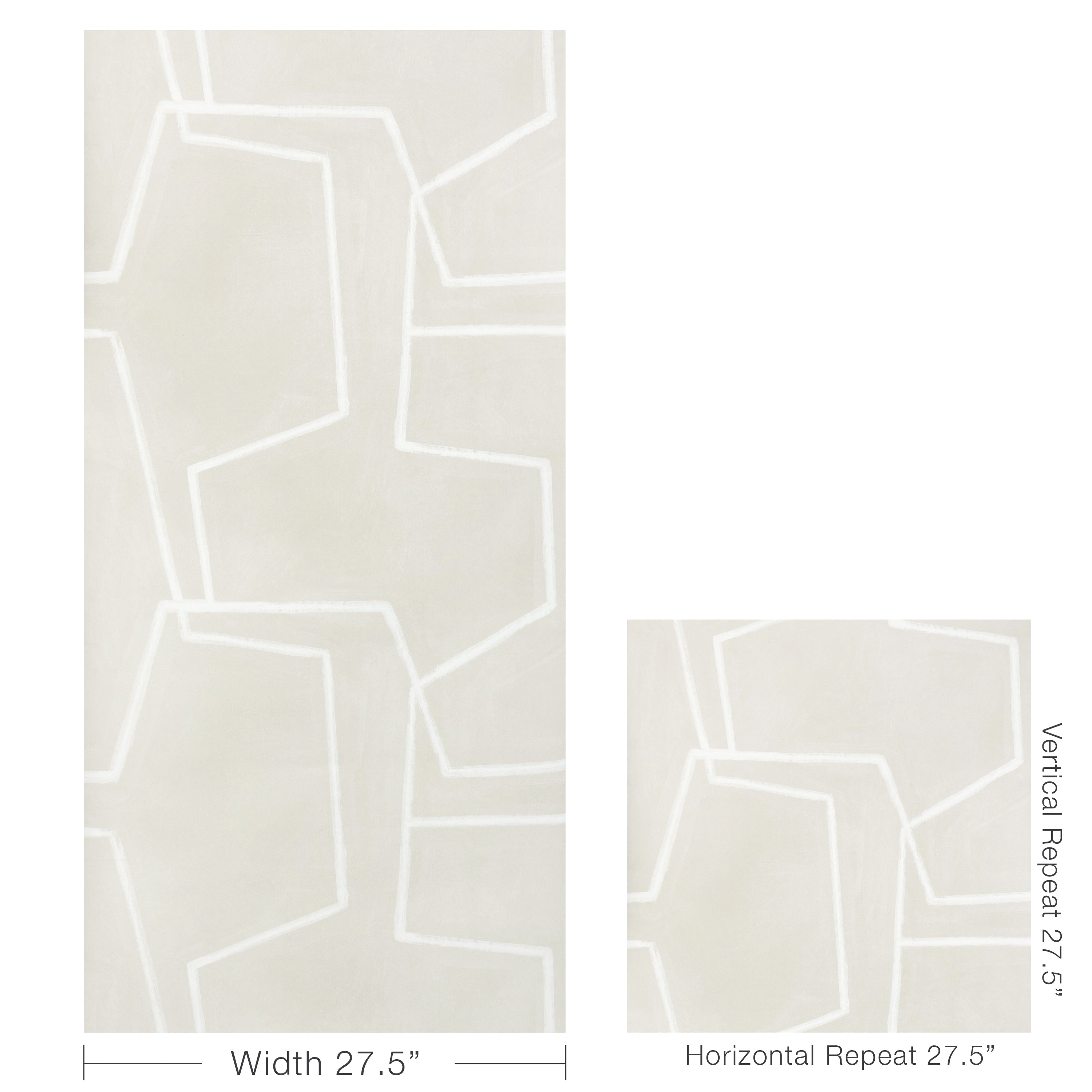 Chalka Wallpaper in whisper color - pattern number W4402.106.0 - by Kravet in the Linherr Hollingsworth Artistry collection