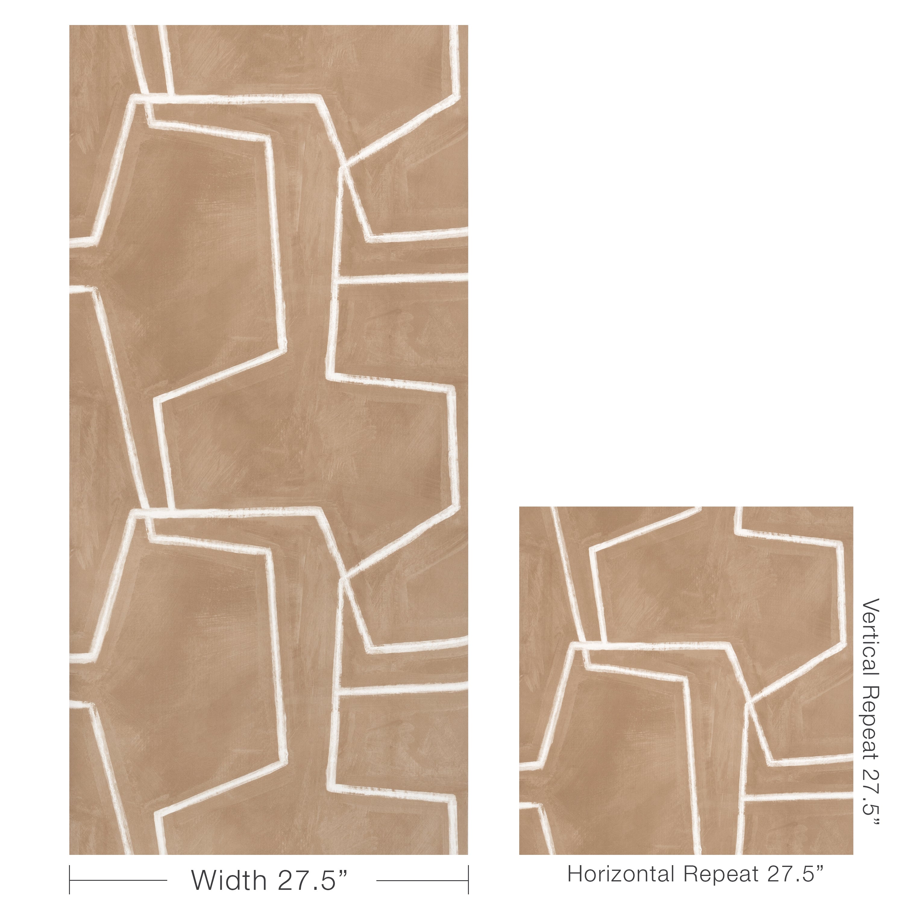 Chalka Wallpaper in terra color - pattern number W4402.24.0 - by Kravet in the Linherr Hollingsworth Artistry collection