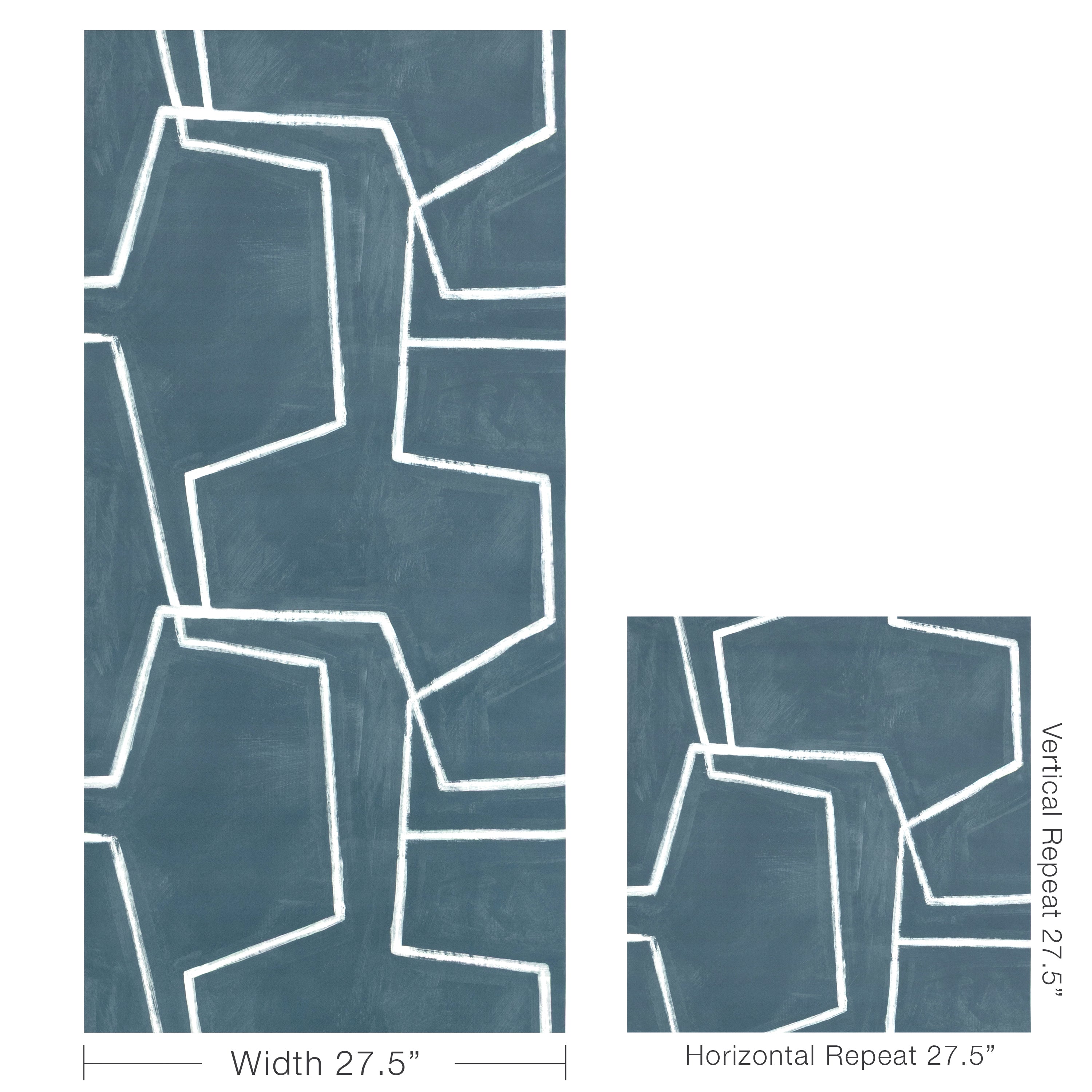 Chalka Wallpaper in indigo color - pattern number W4402.35.0 - by Kravet in the Linherr Hollingsworth Artistry collection