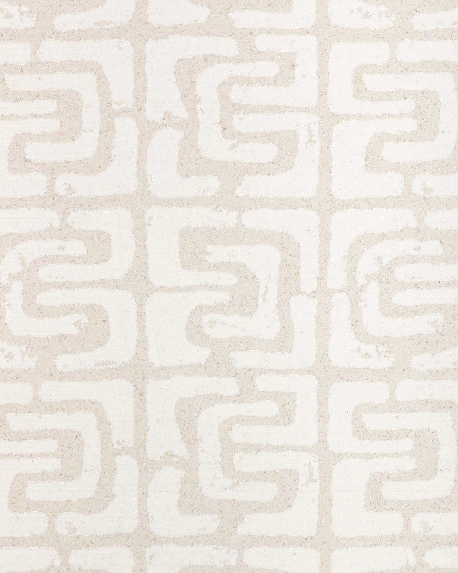 Oui Bloc Due Wallpaper in whisper color - pattern number W4403.106.0 - by Kravet in the Linherr Hollingsworth Artistry collection