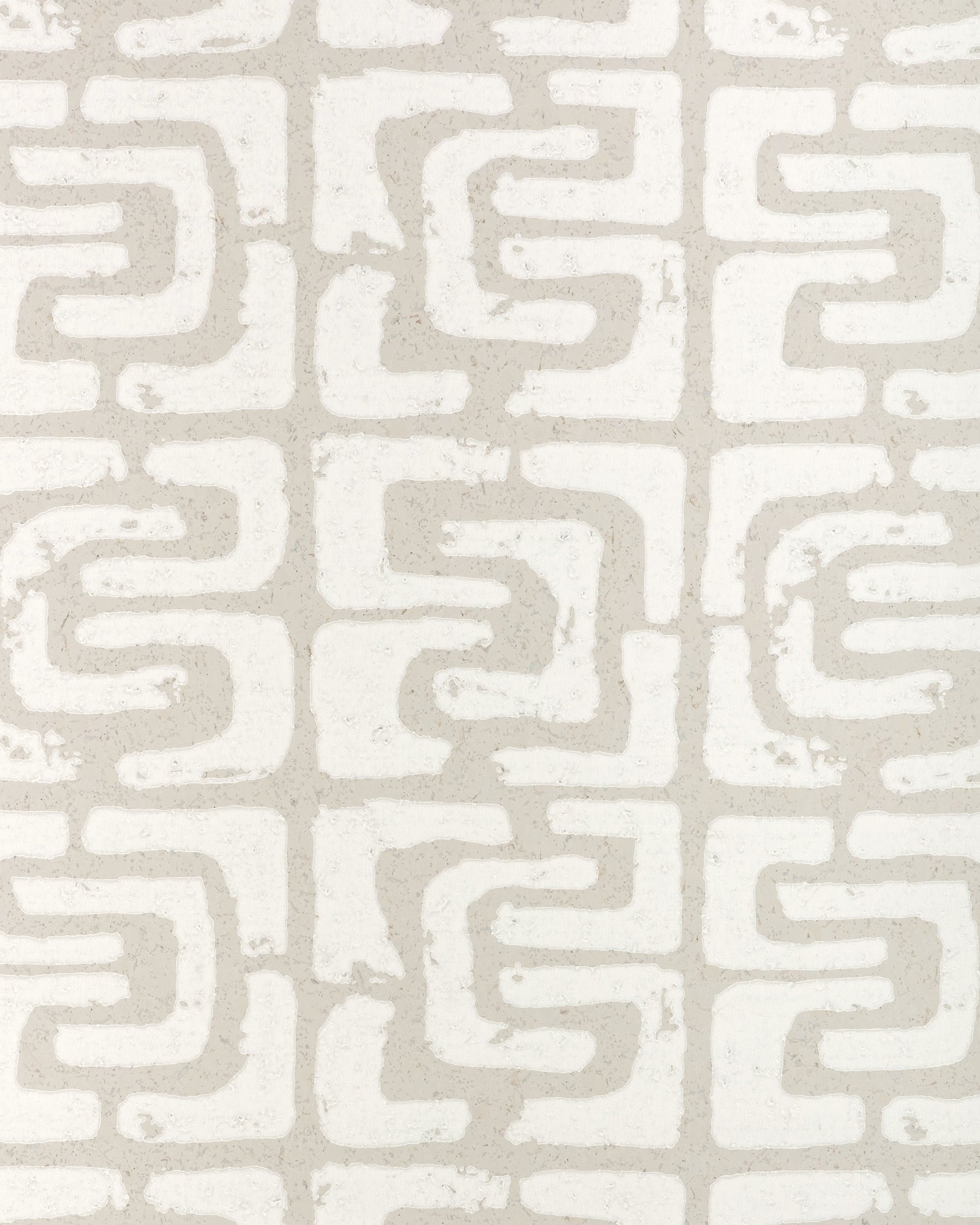 Oui Bloc Due Wallpaper in mist color - pattern number W4403.1101.0 - by Kravet in the Linherr Hollingsworth Artistry collection