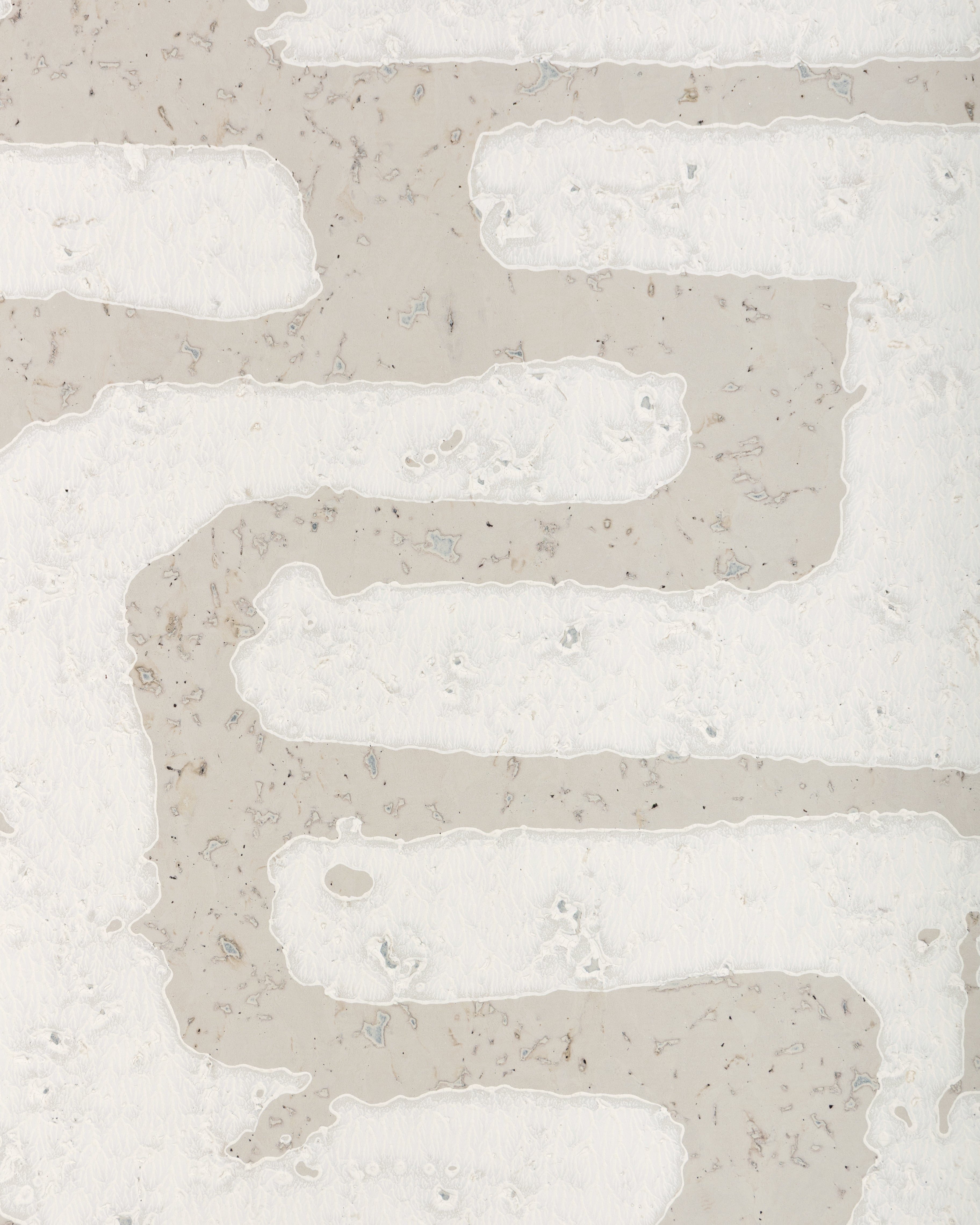 Oui Bloc Due Wallpaper in mist color - pattern number W4403.1101.0 - by Kravet in the Linherr Hollingsworth Artistry collection
