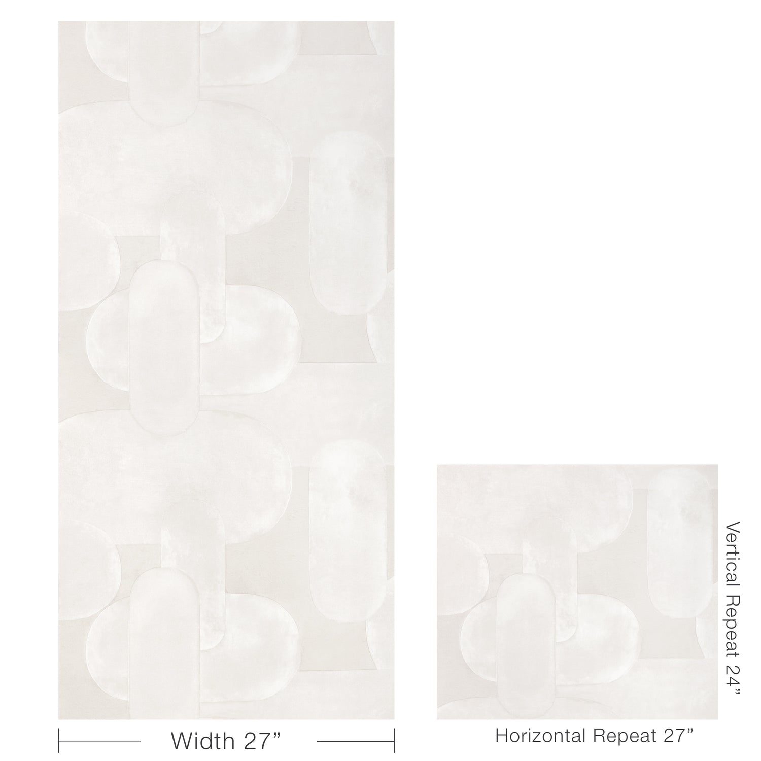 Art Effect Wallpaper in whisper color - pattern number W4405.106.0 - by Kravet in the Linherr Hollingsworth Artistry collection