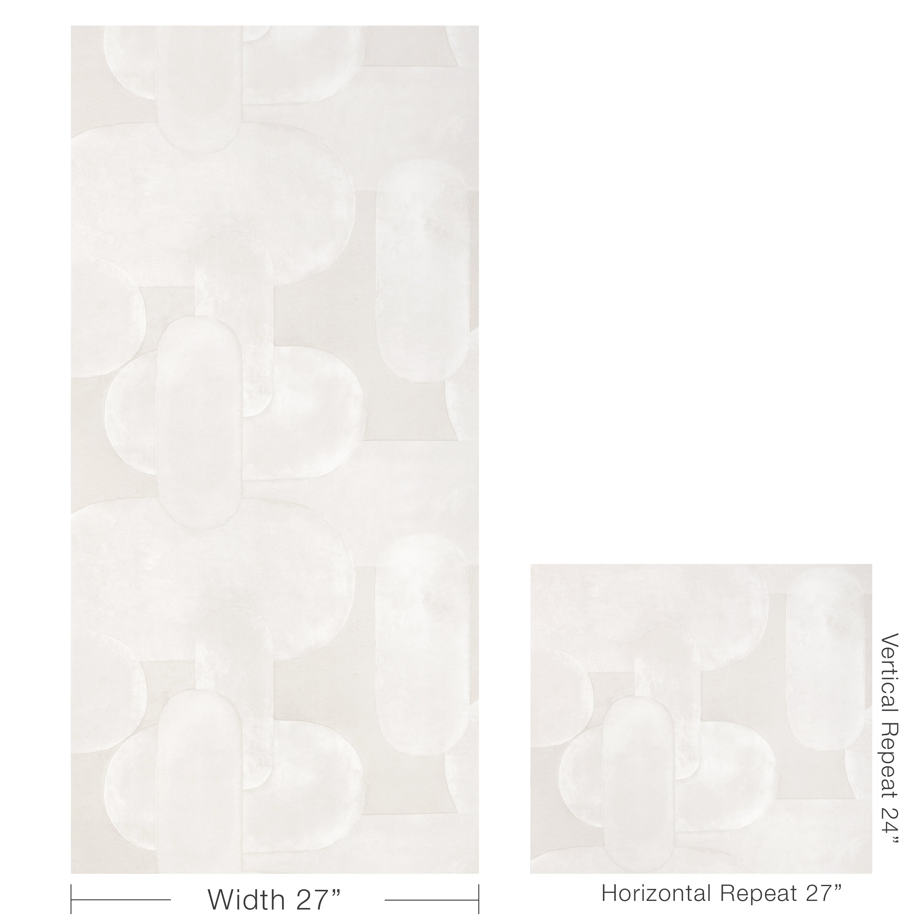 Art Effect Wallpaper in whisper color - pattern number W4405.106.0 - by Kravet in the Linherr Hollingsworth Artistry collection