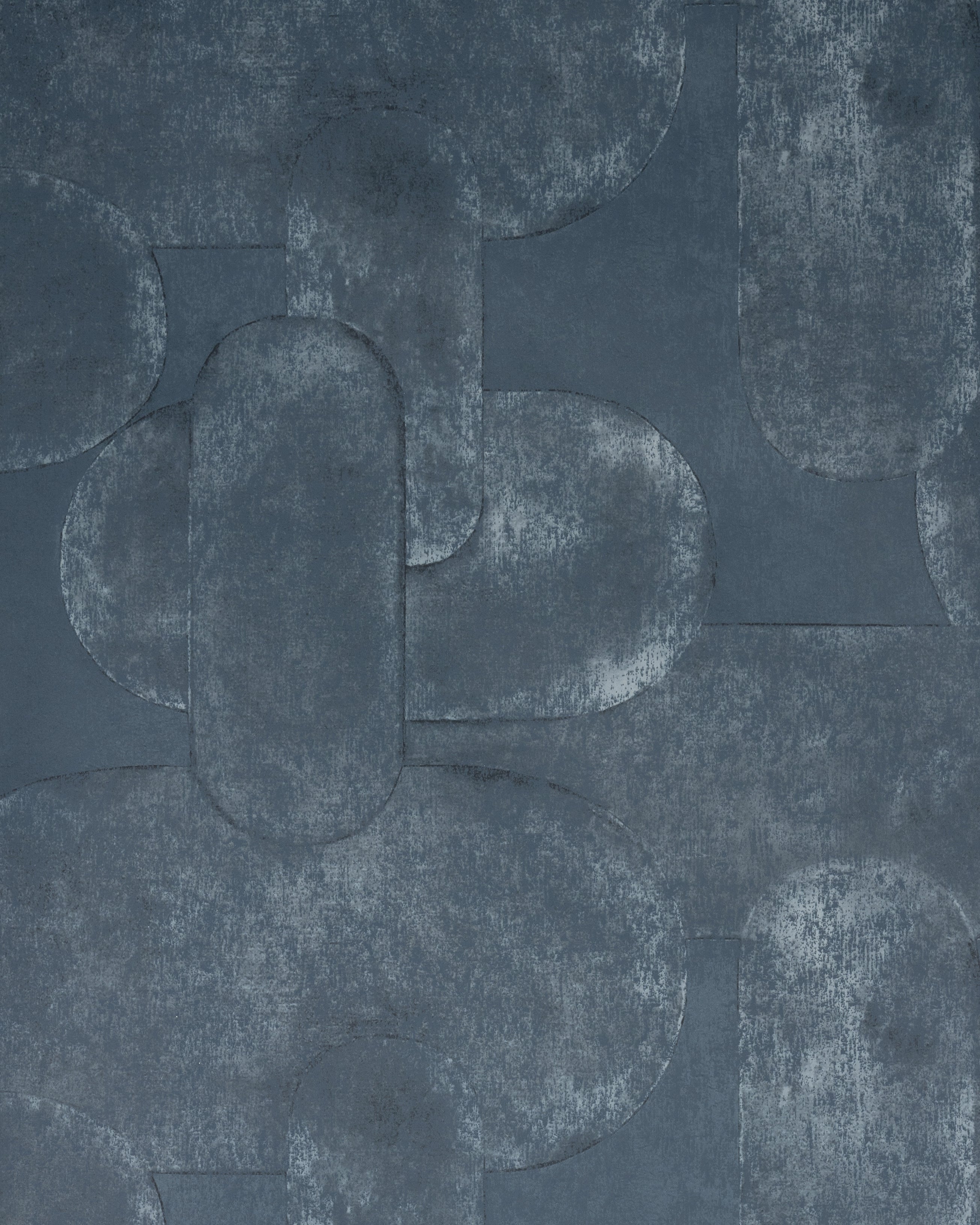 Art Effect Wallpaper in indigo color - pattern number W4405.155.0 - by Kravet in the Linherr Hollingsworth Artistry collection