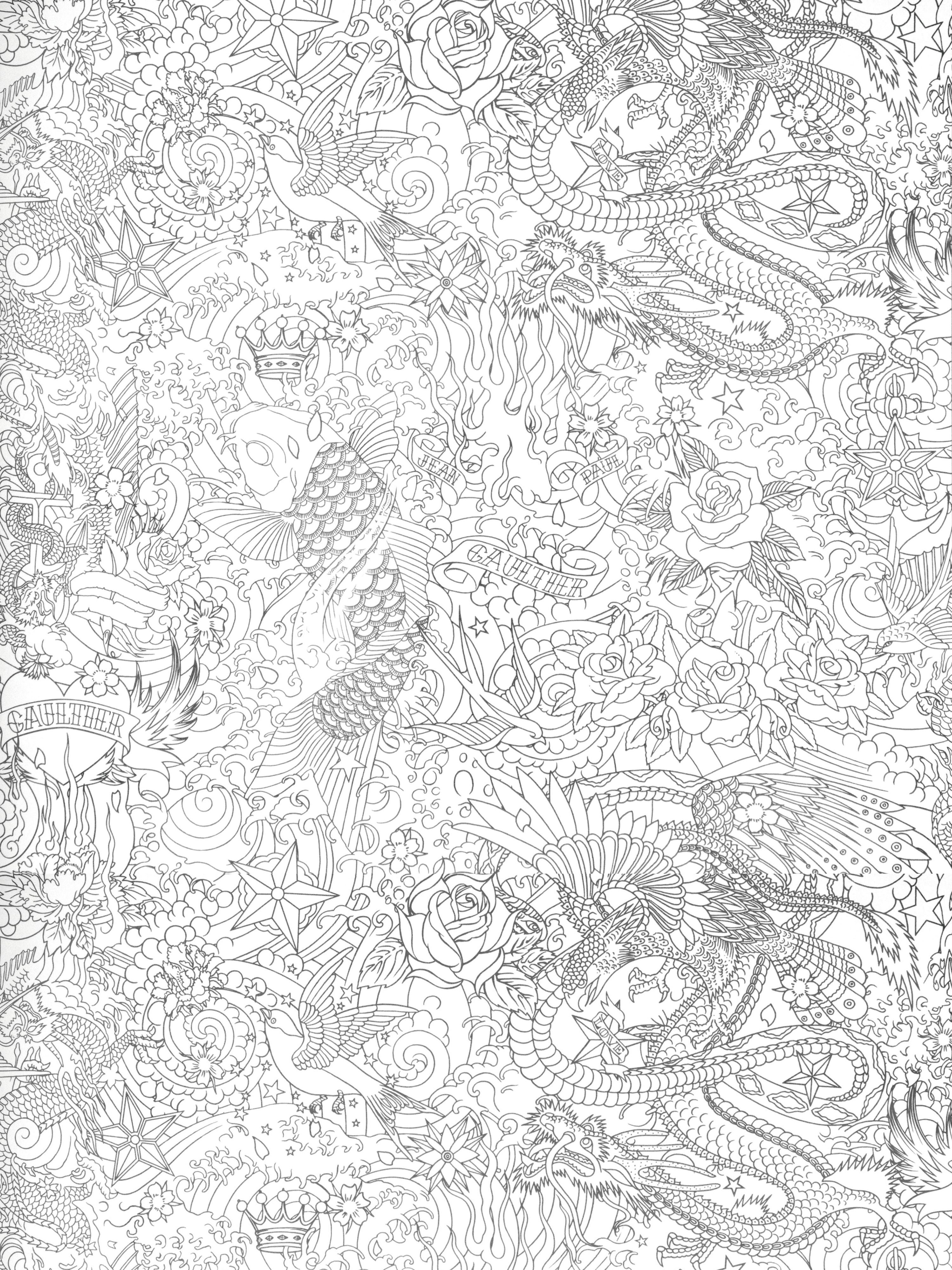 Horimono wallpaper in argent color - pattern number WH 000013303 - by Scalamandre in the  collection