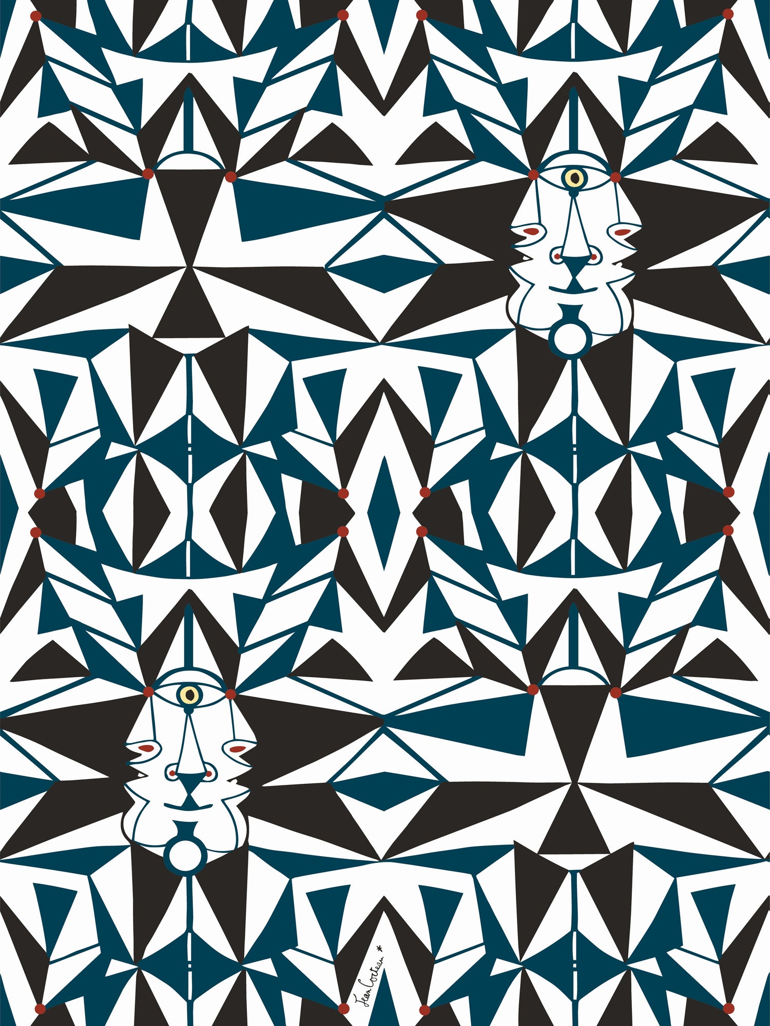 Email wallpaper in bleu color - pattern number WH 000016461 - by Scalamandre in the  collection