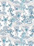 Union wallpaper in azur color - pattern number WH 000016468 - by Scalamandre in the  collection