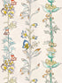 Milly La Foret wallpaper in herbier color - pattern number WH 000016471 - by Scalamandre in the  collection
