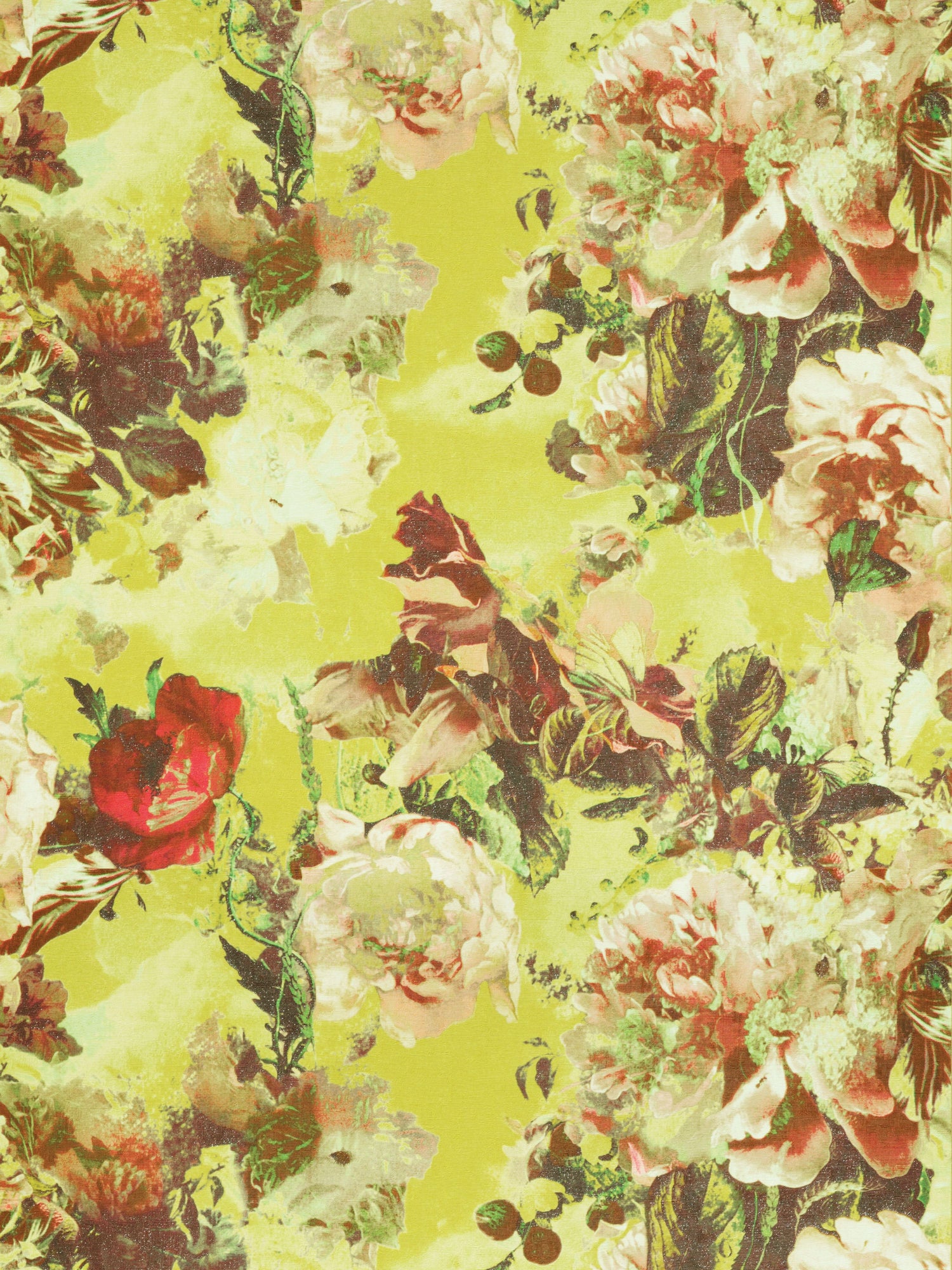 Flamboyant wallpaper in pollen color - pattern number WH 000023301 - by Scalamandre in the  collection
