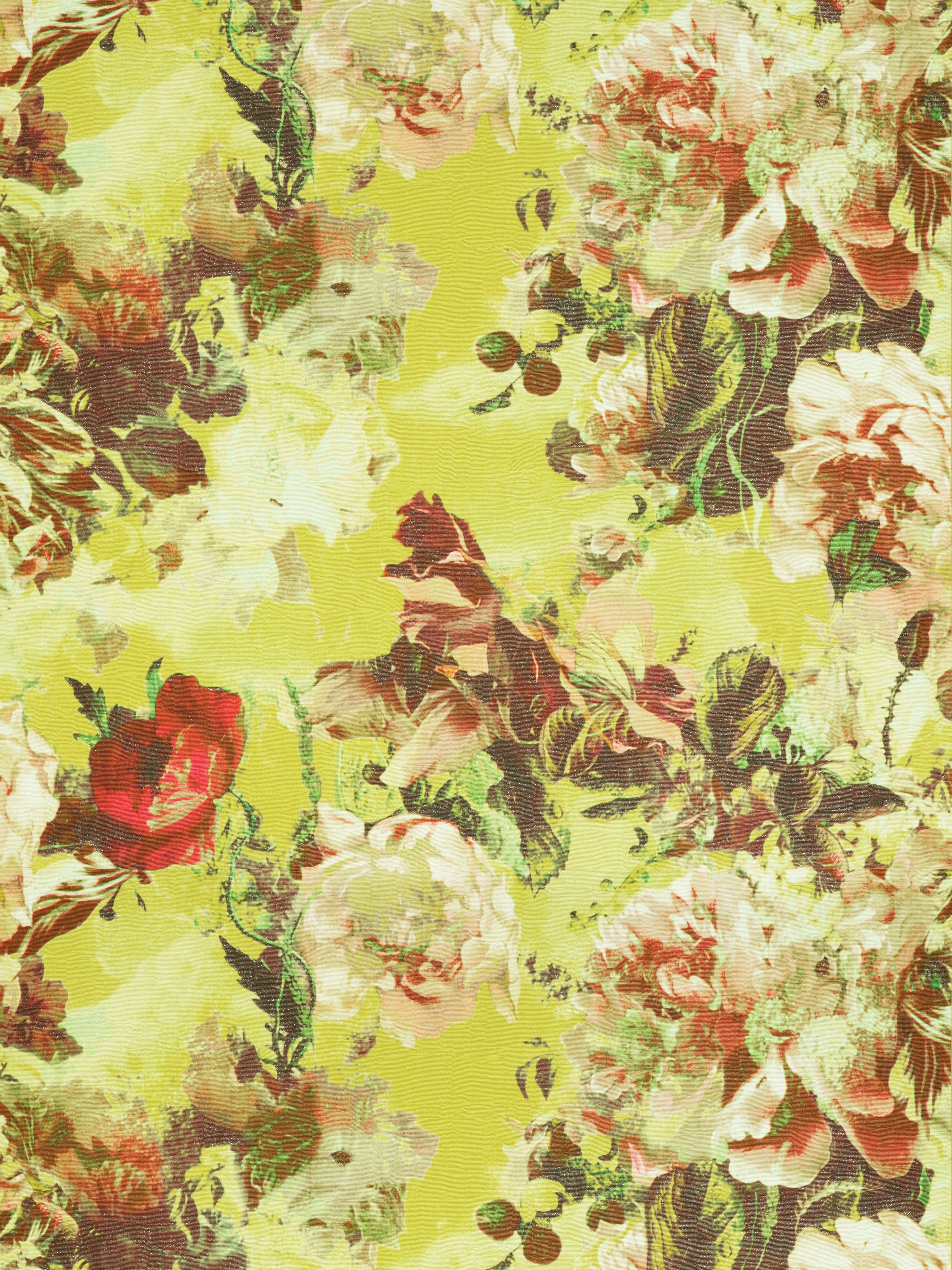 Flamboyant wallpaper in pollen color - pattern number WH 000023301 - by Scalamandre in the  collection