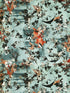 Hirondelles wallpaper in ete color - pattern number WH 000023306 - by Scalamandre in the  collection
