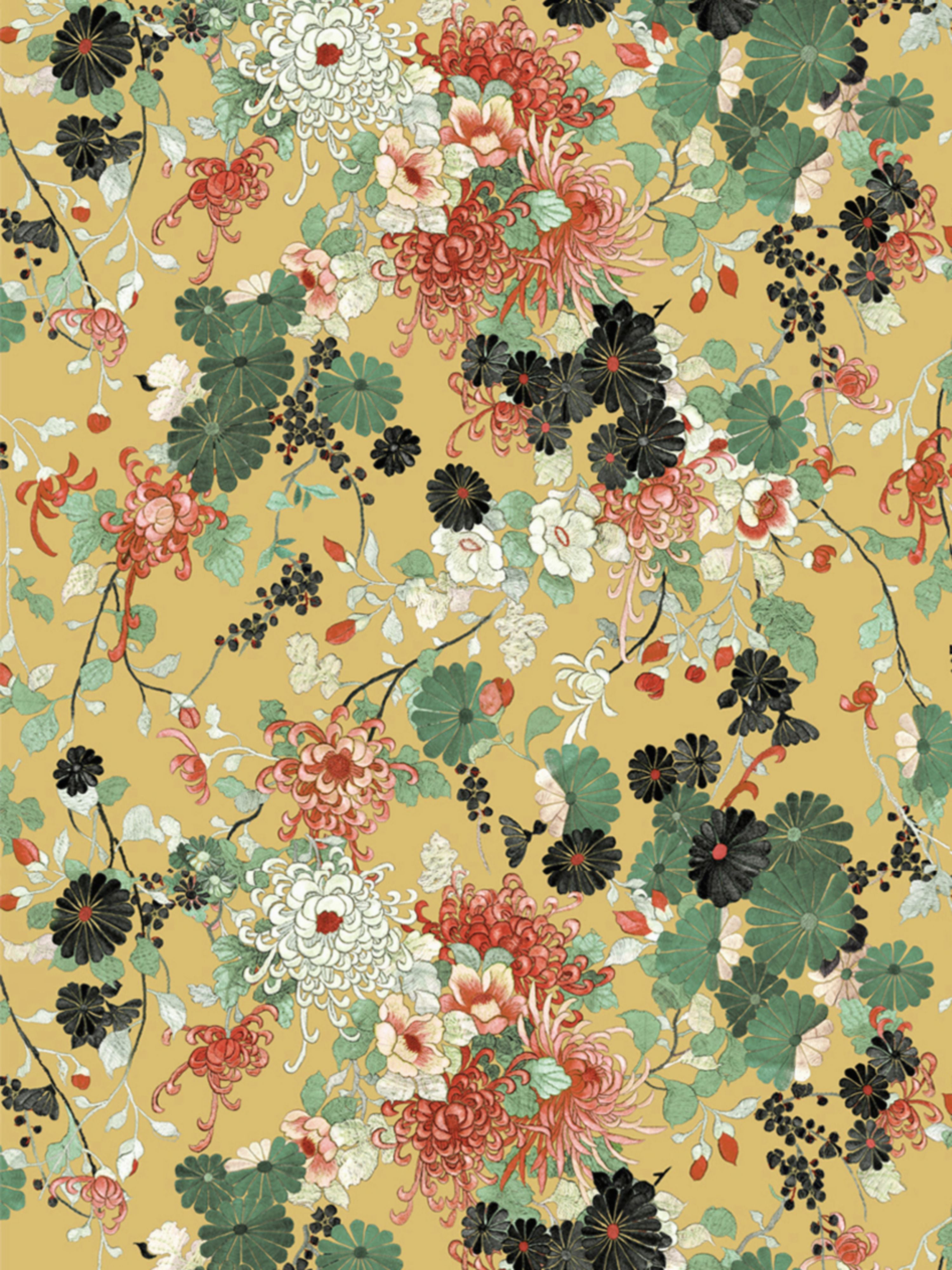 Yokata wallpaper in dore color - pattern number WH 000023316 - by Scalamandre in the  collection