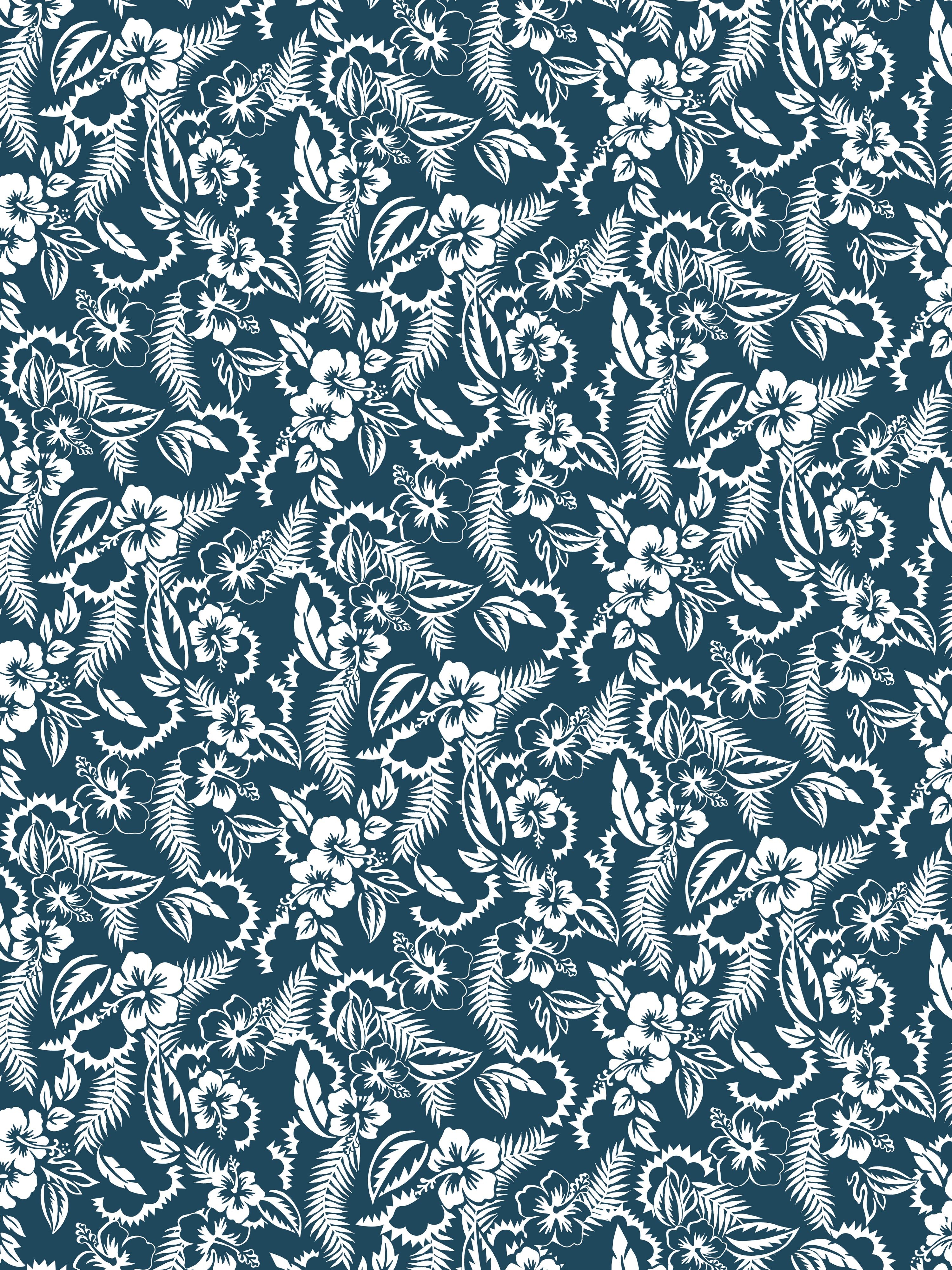Jamaique wallpaper in canard color - pattern number WH 000033338 - by Scalamandre in the  collection