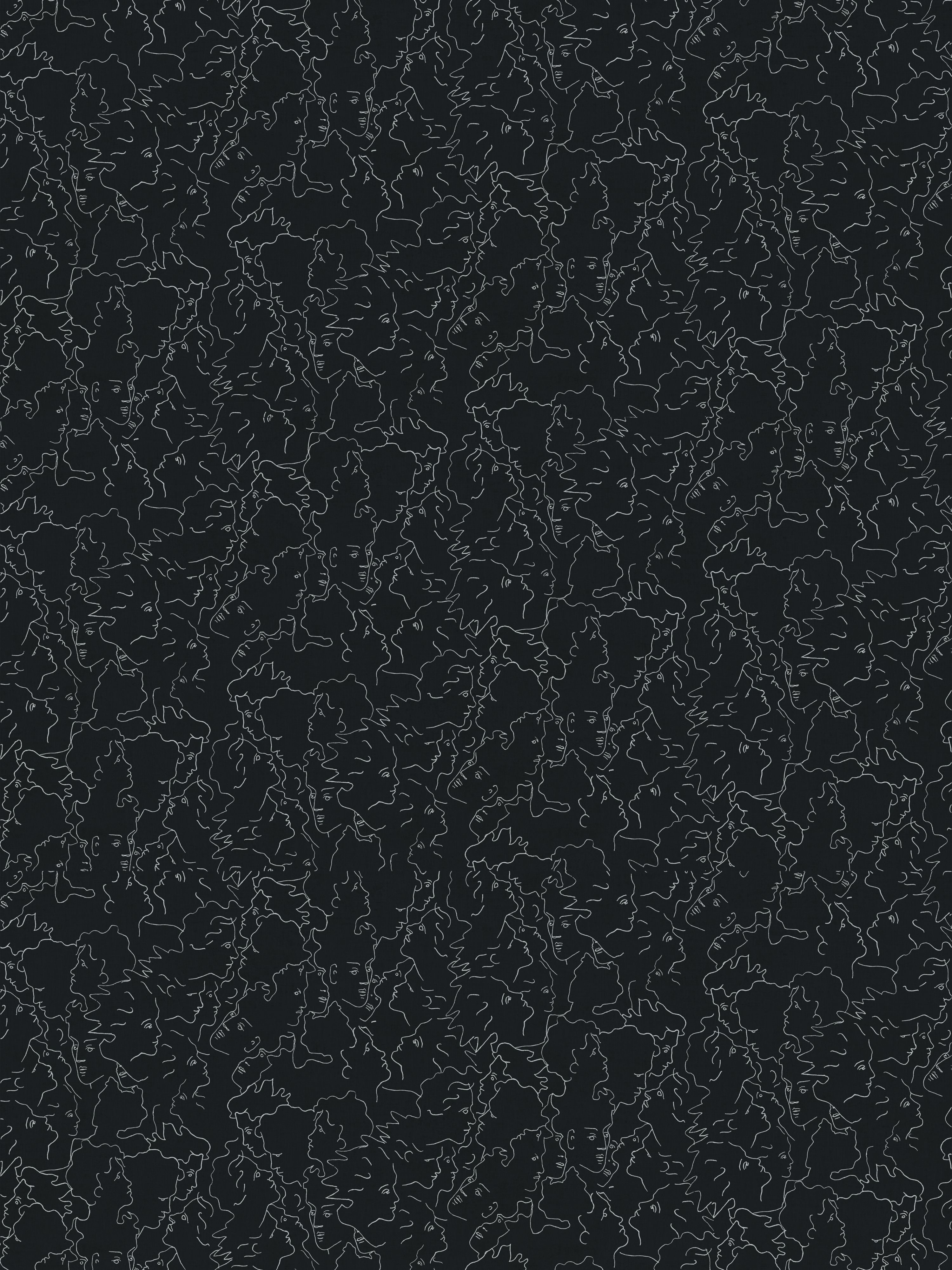 Ressemblance wallpaper in ardoise color - pattern number WH 000036462 - by Scalamandre in the  collection