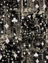 Beriba wallpaper in noir color - pattern number WH 000043333 - by Scalamandre in the  collection