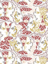 Union wallpaper in terracotta color - pattern number WH 000046468 - by Scalamandre in the  collection