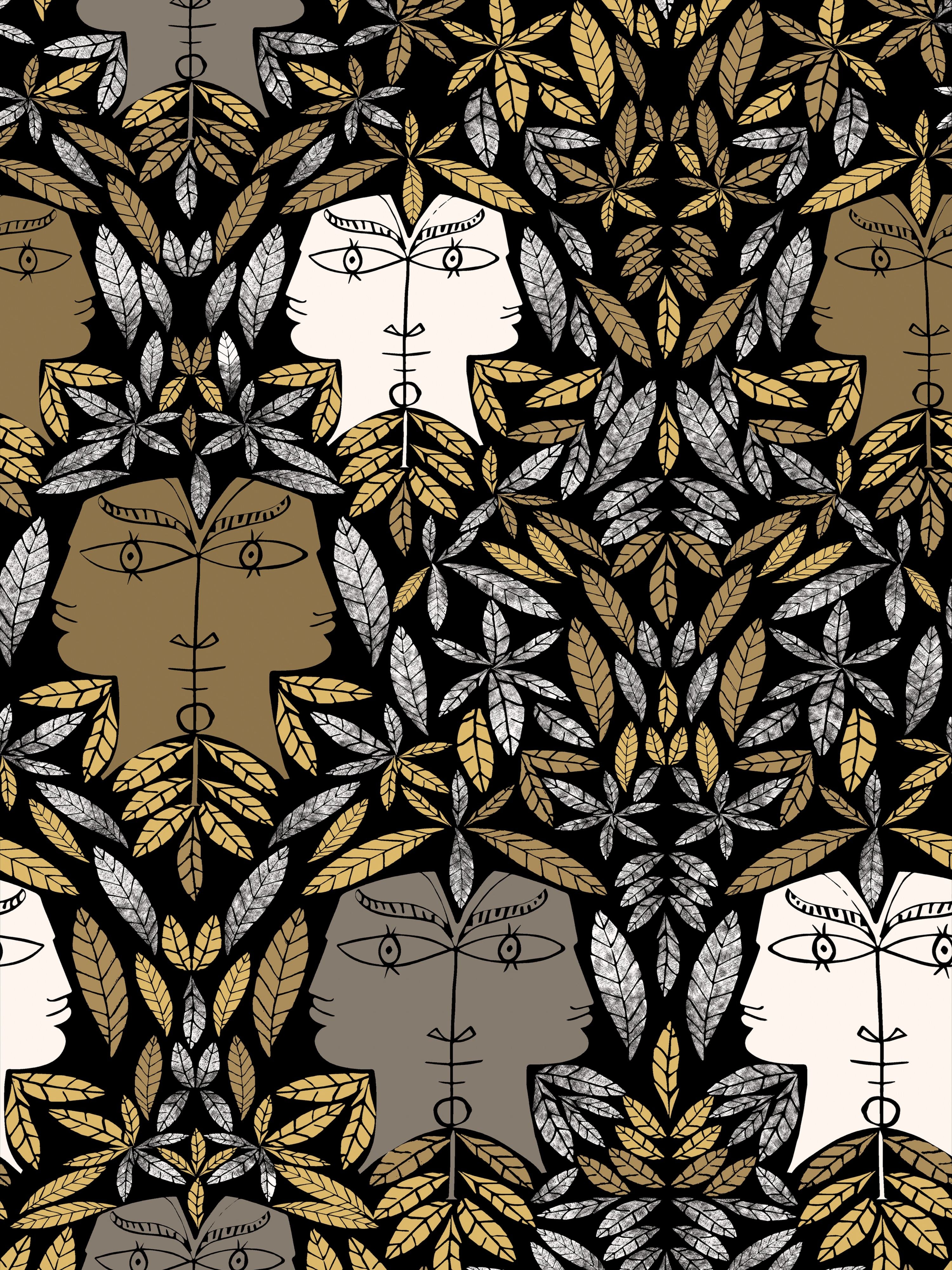 Cap Dail wallpaper in mordore color - pattern number WH 000046470 - by Scalamandre in the  collection