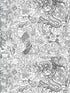 Horimono wallpaper in noir color - pattern number WH 000063303 - by Scalamandre in the  collection